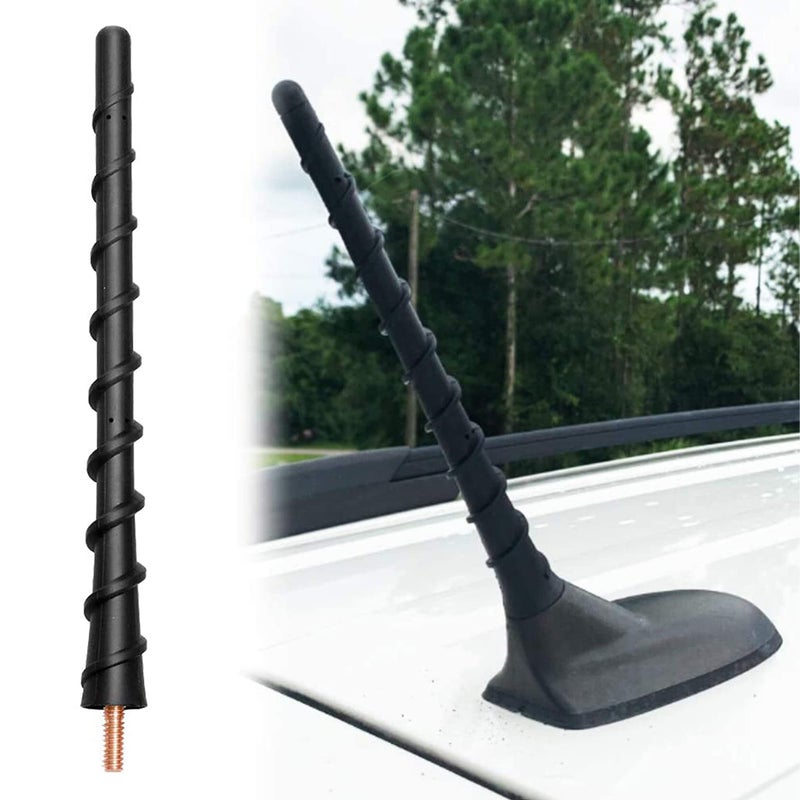 KSaAuto Antenna for Toyota Prius Corolla Rav4 Celica Matrix Yaris Hatchback 1996-2019, Short Toyota Prius Corolla Antenna Replacement, 7 Inch Car Roof Prius Accessories for AM FM Radio Reception - Image 1